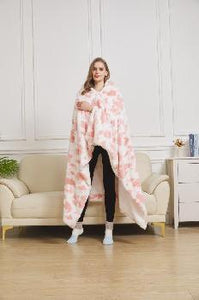 Strawberry Cow Wearable Throw