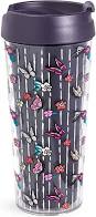 Vera Bradley Large Stainless Steel Travel Cup, 32 oz Tumbler with Lid,  Green Floral Double Wall Insu…See more Vera Bradley Large Stainless Steel