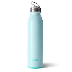 Swig Shimmer Aquamarine Flip + Sip Water Bottle (20oz) FINAL SALE