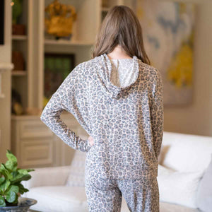 Leopard Brushed Lounge Wear