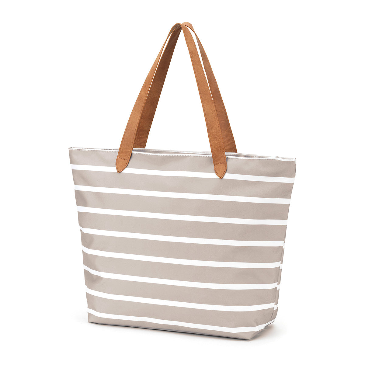 Campus Stripe Tote in Purple & Yellow | The Royal Standard