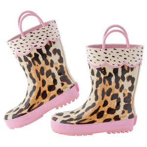 Leopard Rain Boot
