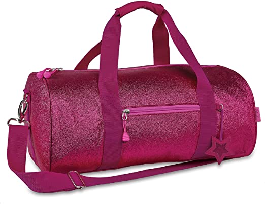 Large pink duffle online bag