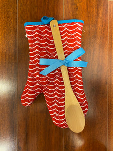Oven Mitt with Spoon