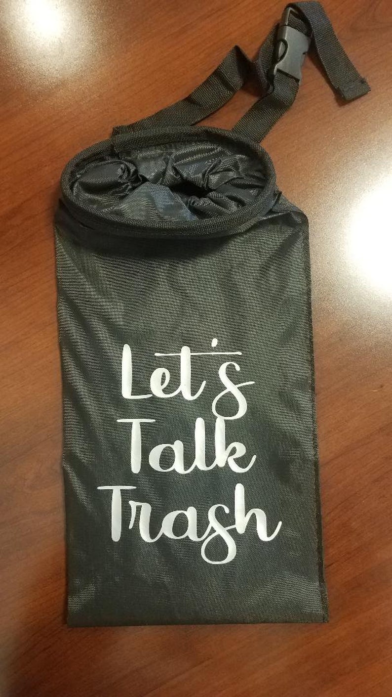 Car Trash Bag, Automobile Litter Bag Can Be Personalized With Embroidered  Monogram, Car Trash Bin 