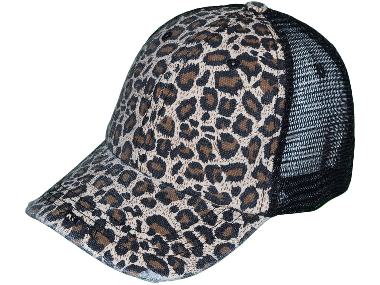 Leopard Trucker Hat Distressed – Sew Much Fun Embroidery
