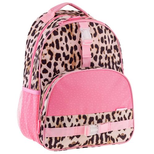 Pink cheetah cheap print backpack